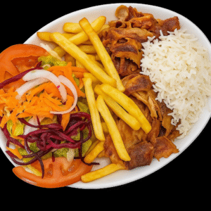 Plato con Patatas o Arroz